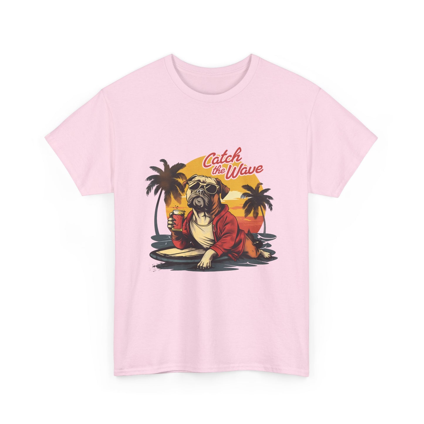 Catch the Wave Pug Surf T-Shirt
