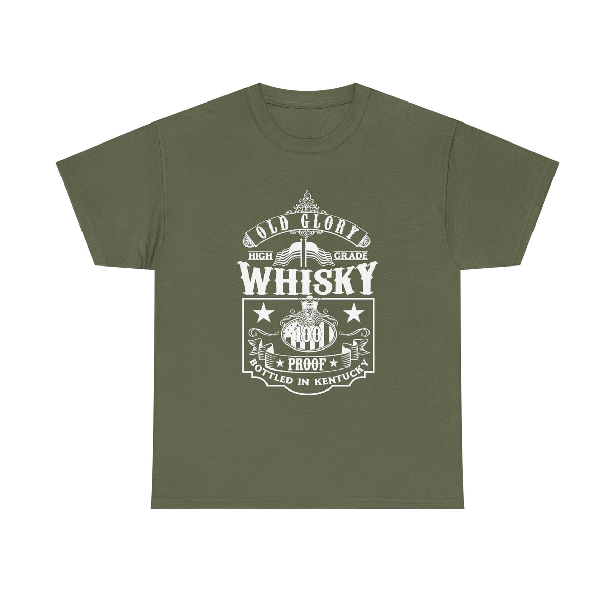 Whisky Distillery Crest T-Shirt — Vintage Bourbon Logo Tee
