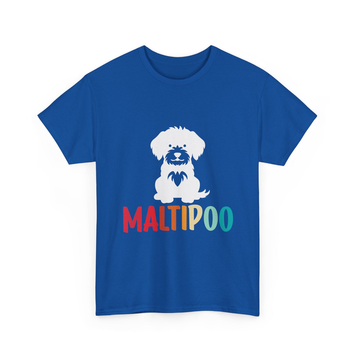 Maltipoo Graphic Tee — Retro Rainbow Dog Lover T‑Shirt