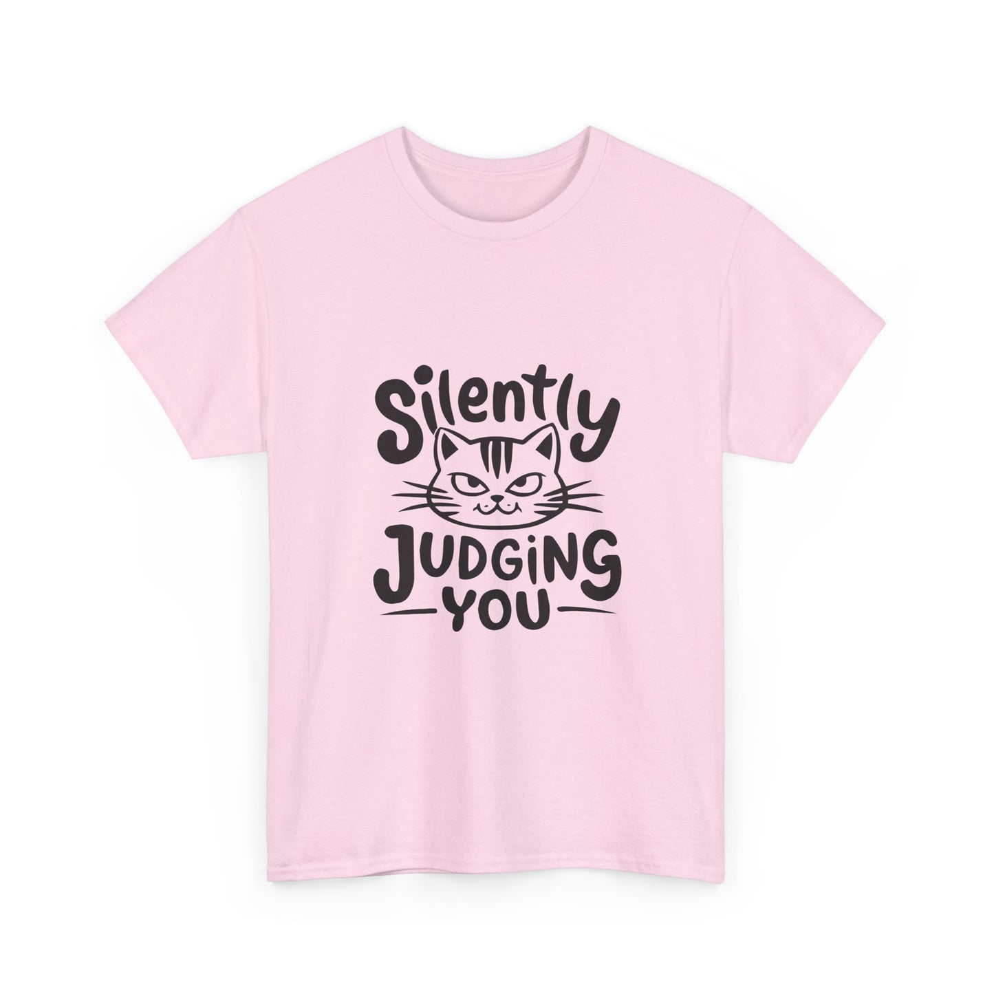 Cat T-Shirt – “Silently Judging You” Funny Graphic Tee