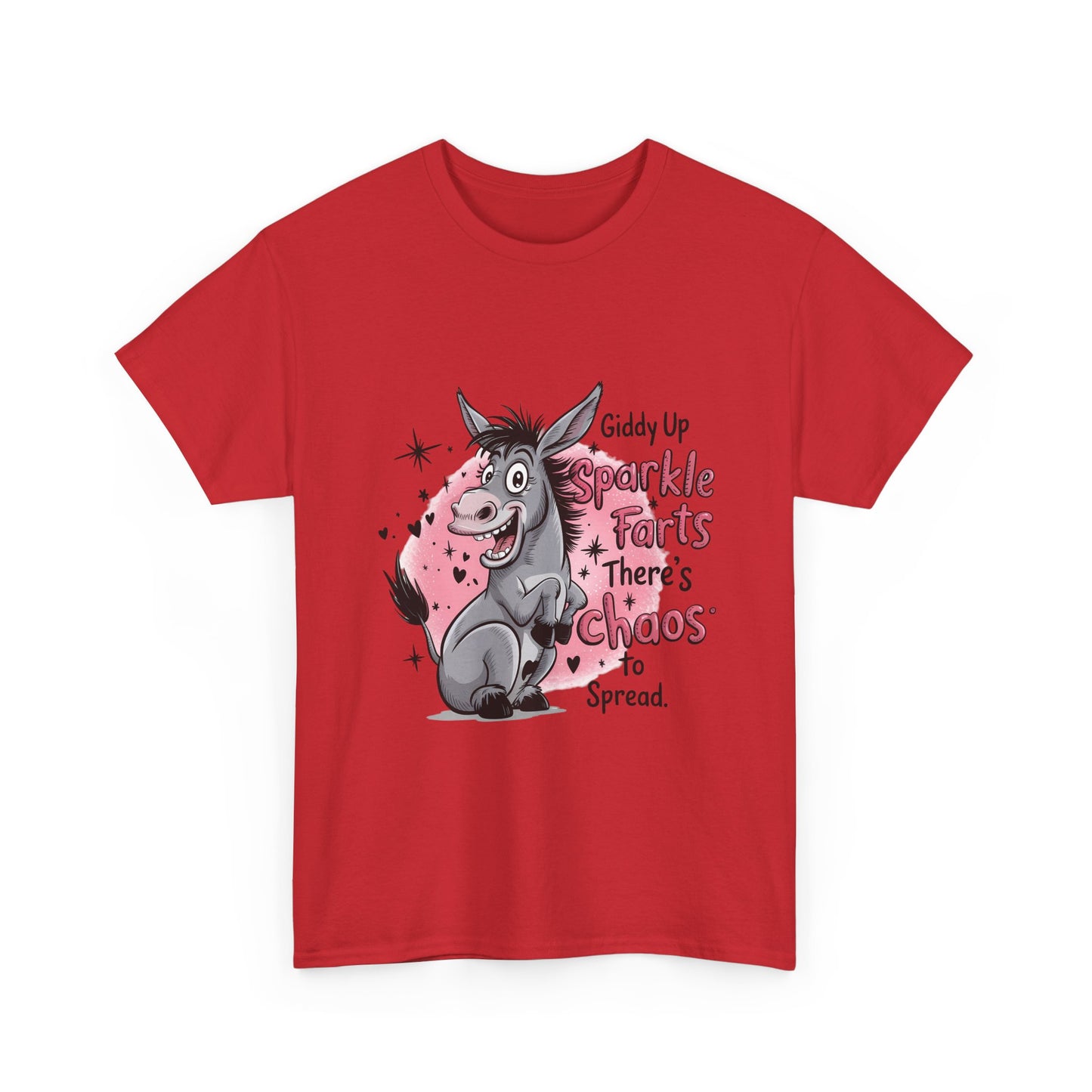 Donkey "Sparkle Farts" T-Shirt — Cute Funny Unicorn Alternative Tee