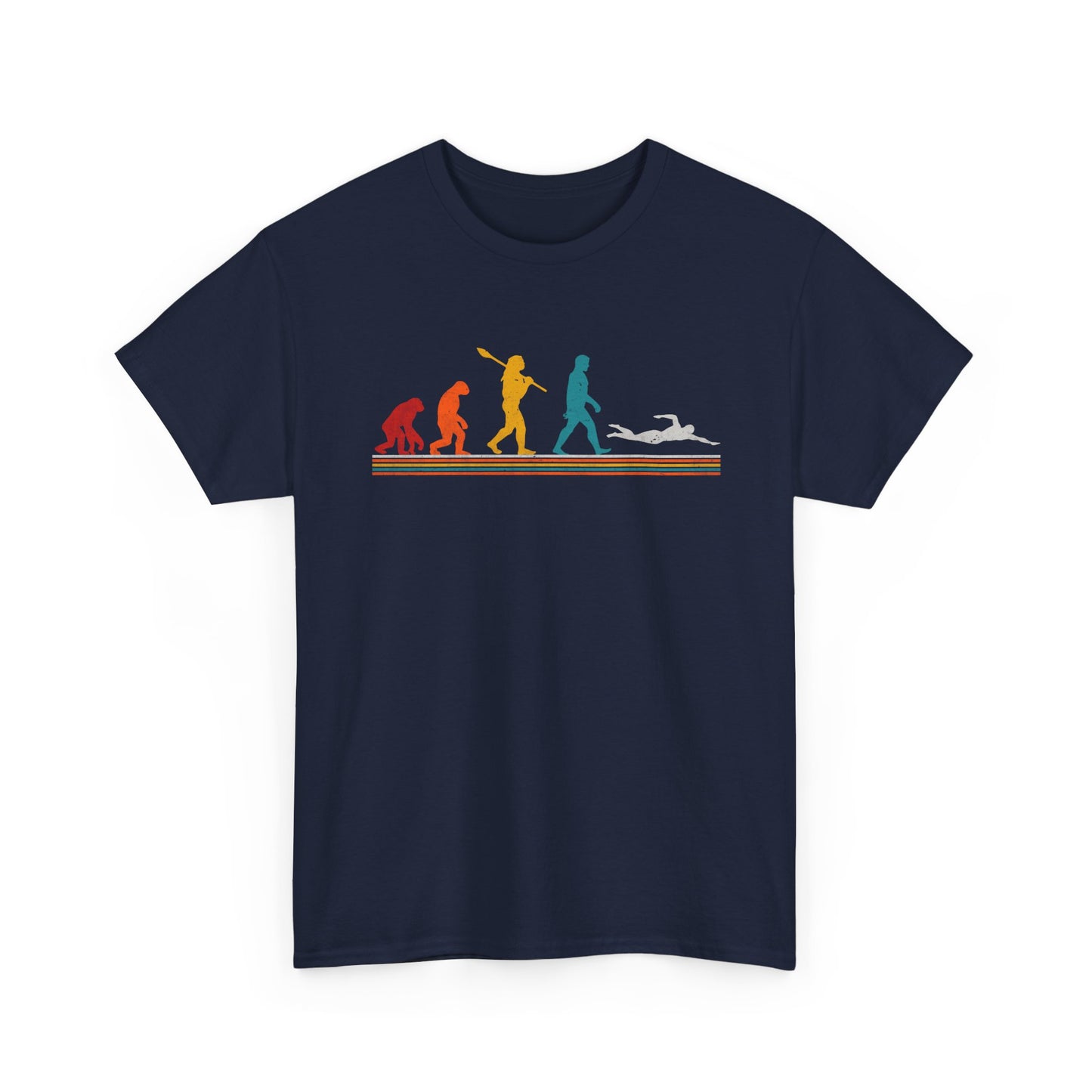 Evolution of Swiming T-Shirt