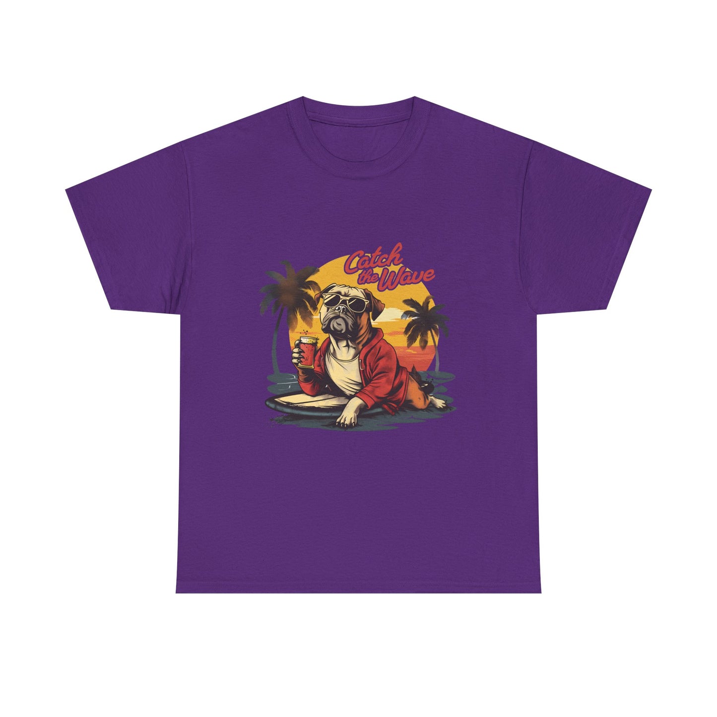 Catch the Wave Pug Surf T-Shirt