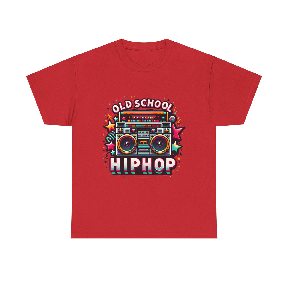 Old School Hip Hop T-Shirt — Retro Boombox Graphic Tee