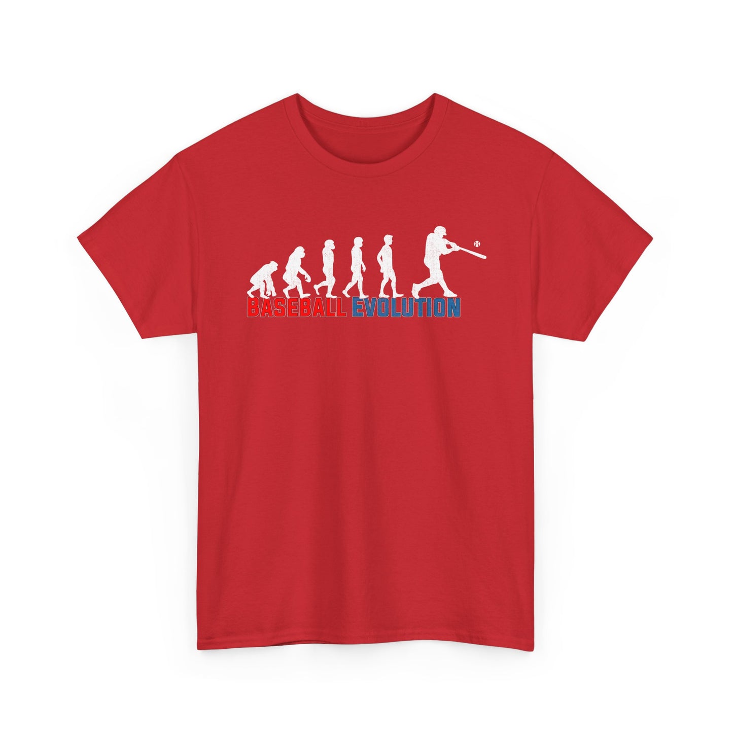 Baseball Evolution T-Shirt — Funny Baseball Player Evolution Graphic Tee
