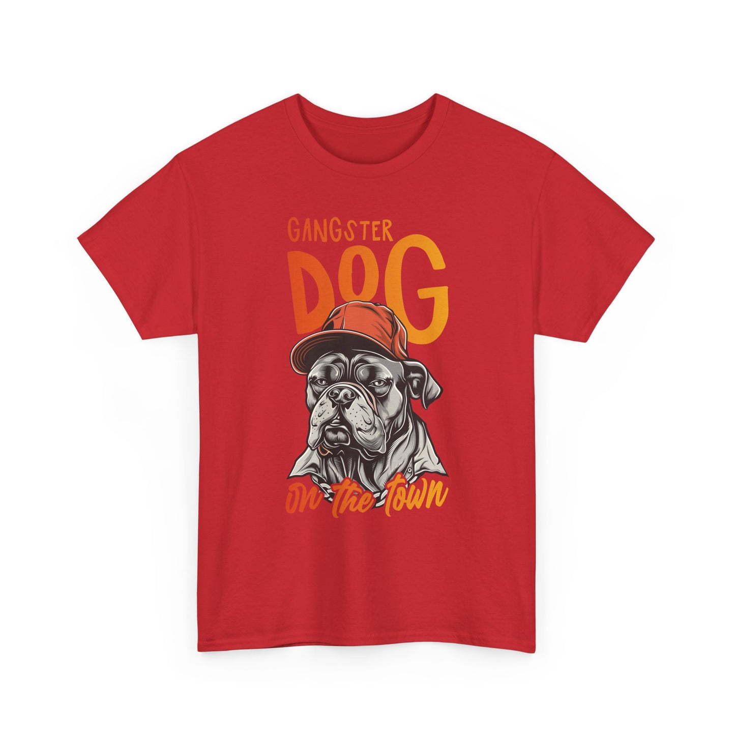 Gangster Dog T‑Shirt – 'Gangster Dog On The Town' Graphic Tee