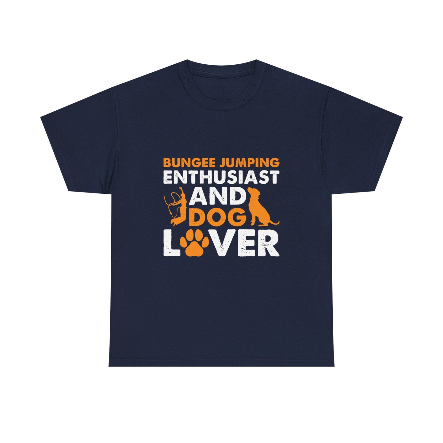Bungee Jumping Enthusiast and Dog Lover T-Shirt
