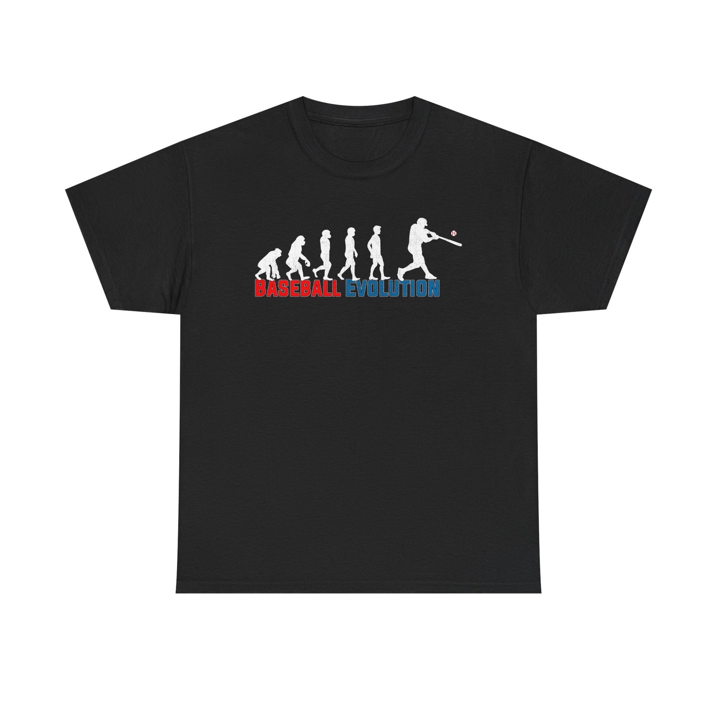 Baseball Evolution T-Shirt — Funny Baseball Player Evolution Graphic Tee