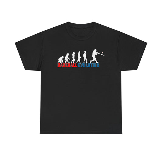 Baseball Evolution T-Shirt — Funny Baseball Player Evolution Graphic Tee
