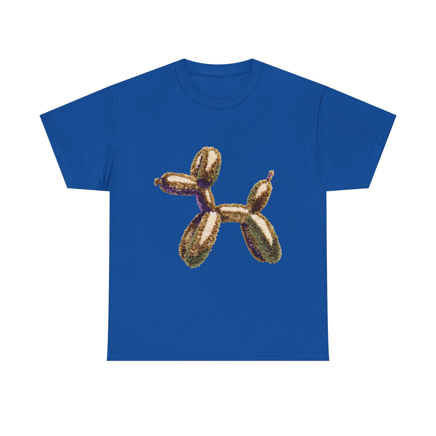 Balloon Dog T‑Shirt — Metallic Gold Balloon Animal Tee