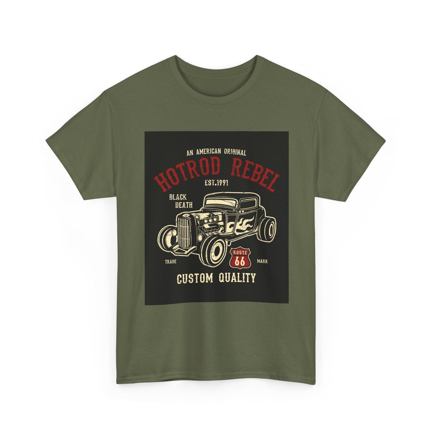 Hotrod Rebel T-Shirt – Vintage Custom Car Graphic Tee