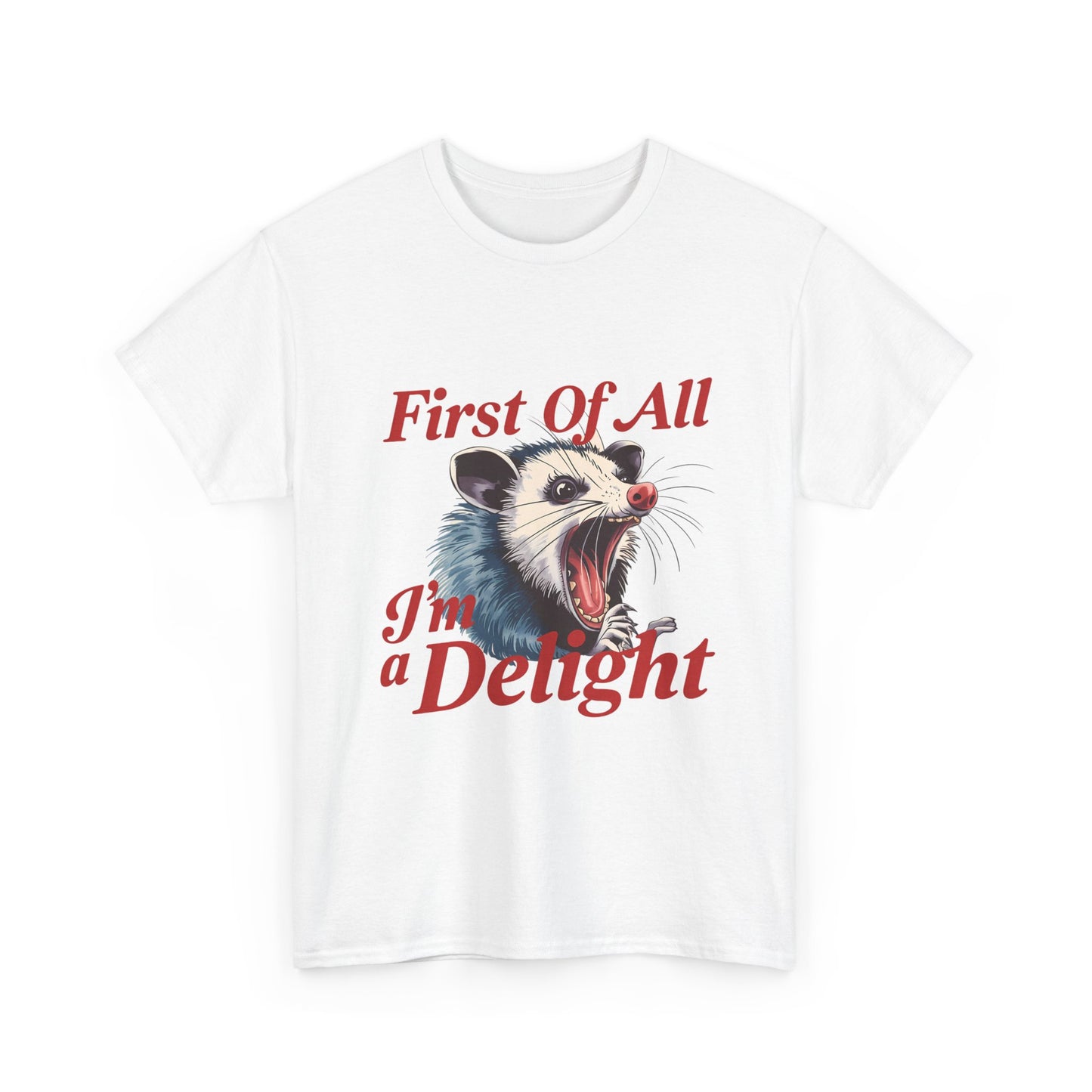 Possum 'First Of All I'm a Delight' Graphic Tee