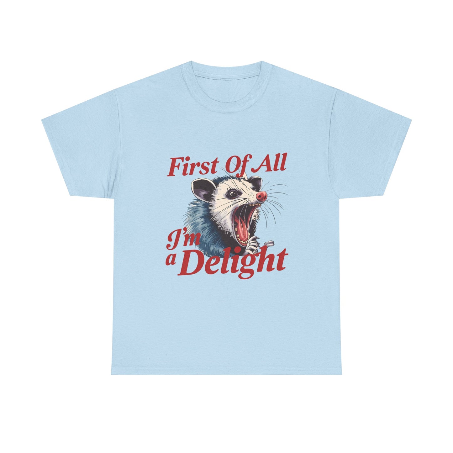Possum 'First Of All I'm a Delight' Graphic Tee