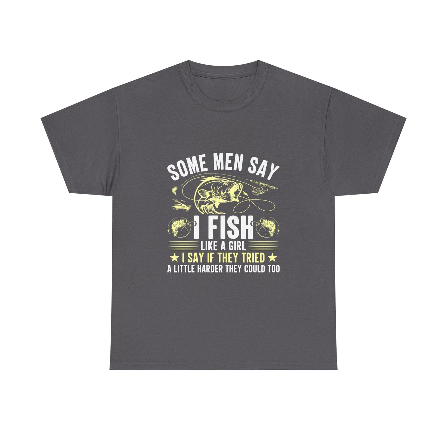 I Fish Like A Girl Fishing T-Shirt – Funny Women's Angler Tee