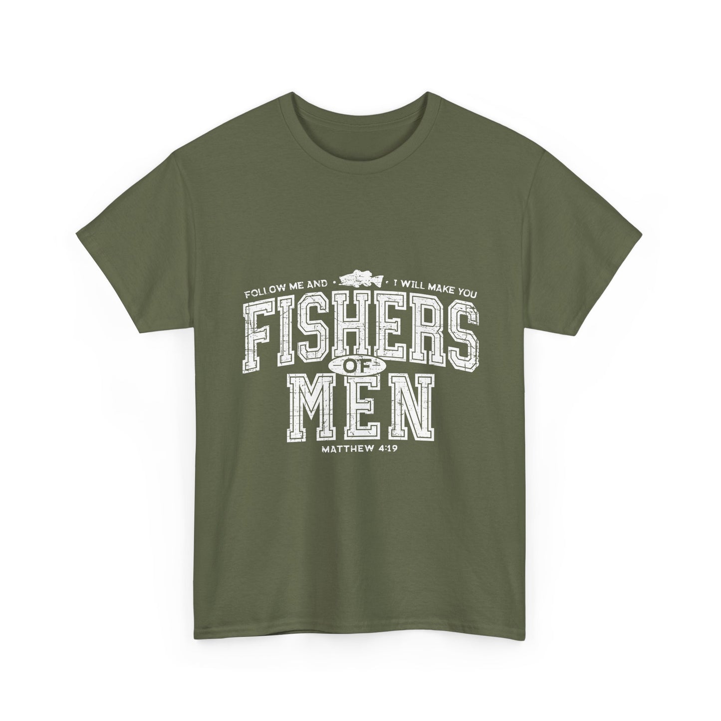Fishers of Men Tee — Matthew 4:19 Christian Fishing Apparel