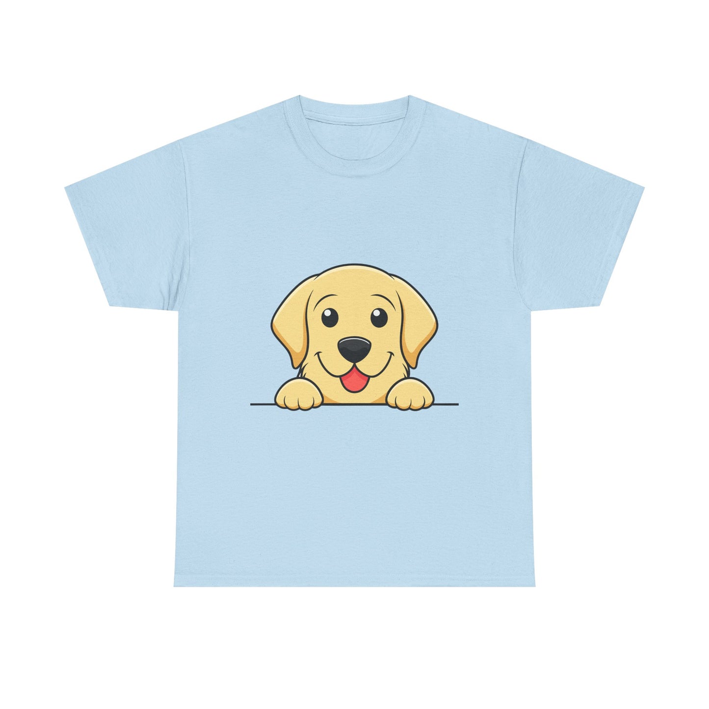 Peeking Golden Retriever Tee