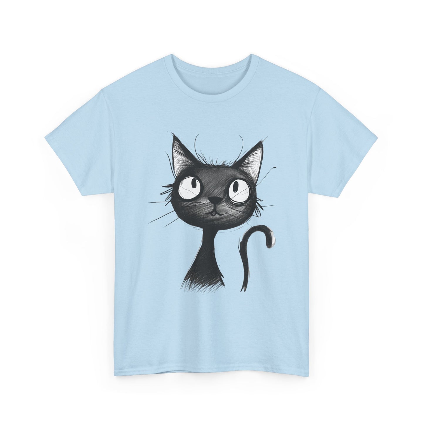 Whimsical Black Cat