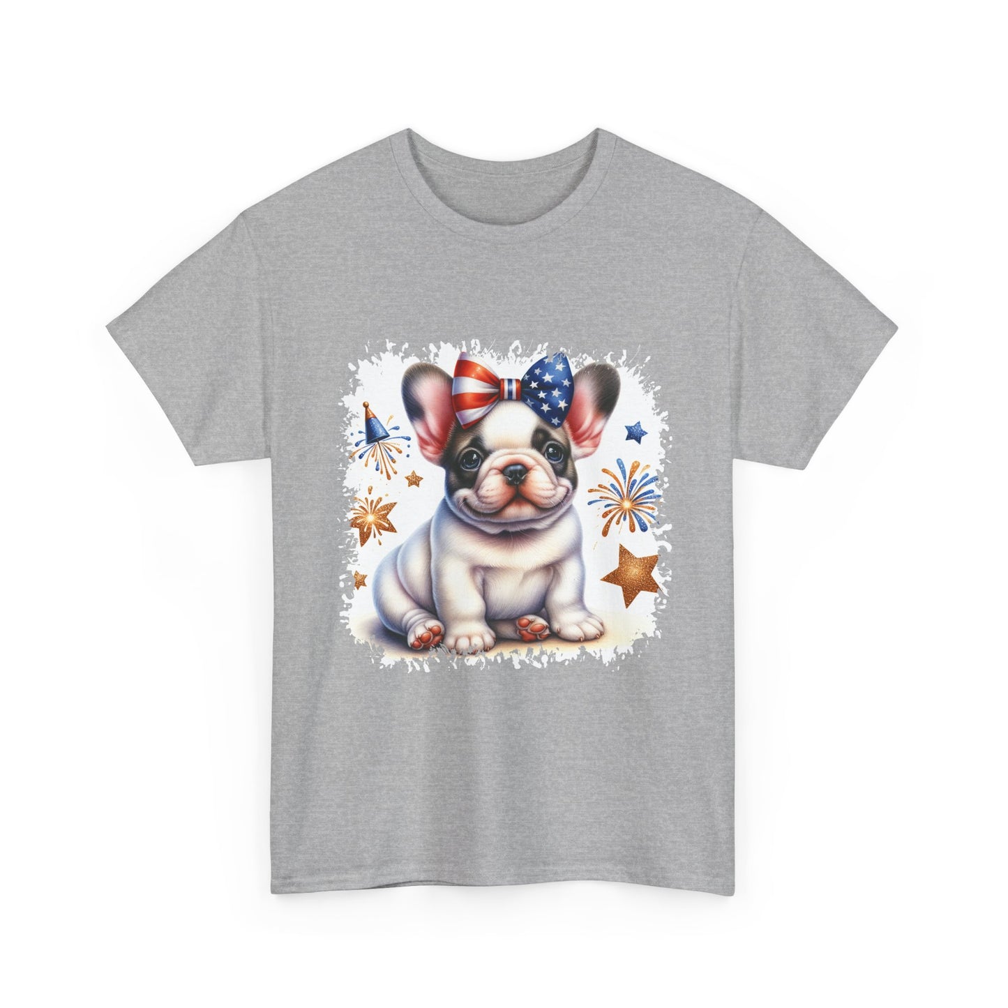 Patriotic French Bulldog Tee