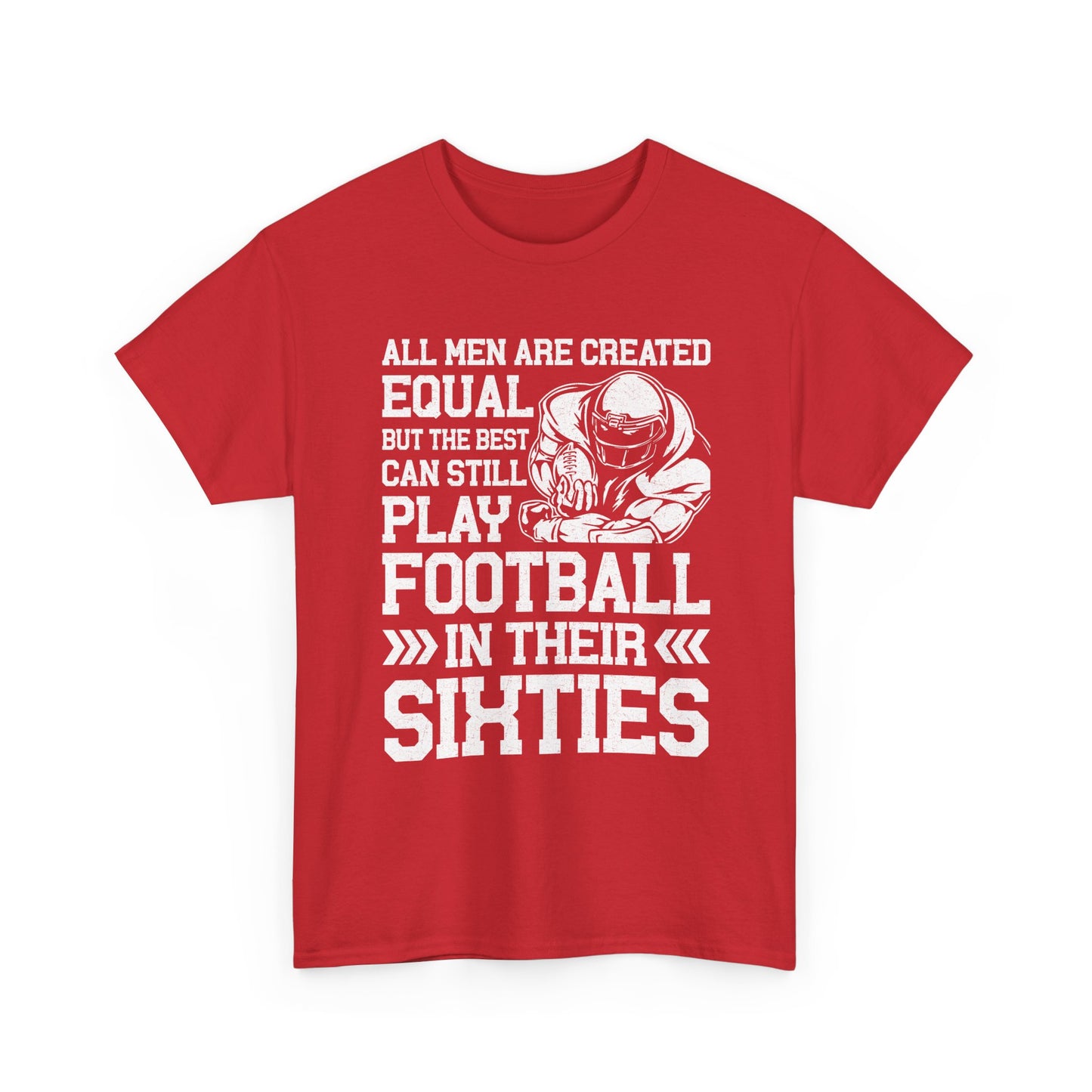 Football in Their Sixties T‑Shirt — Funny Retro Shirt for Older Players & Fans