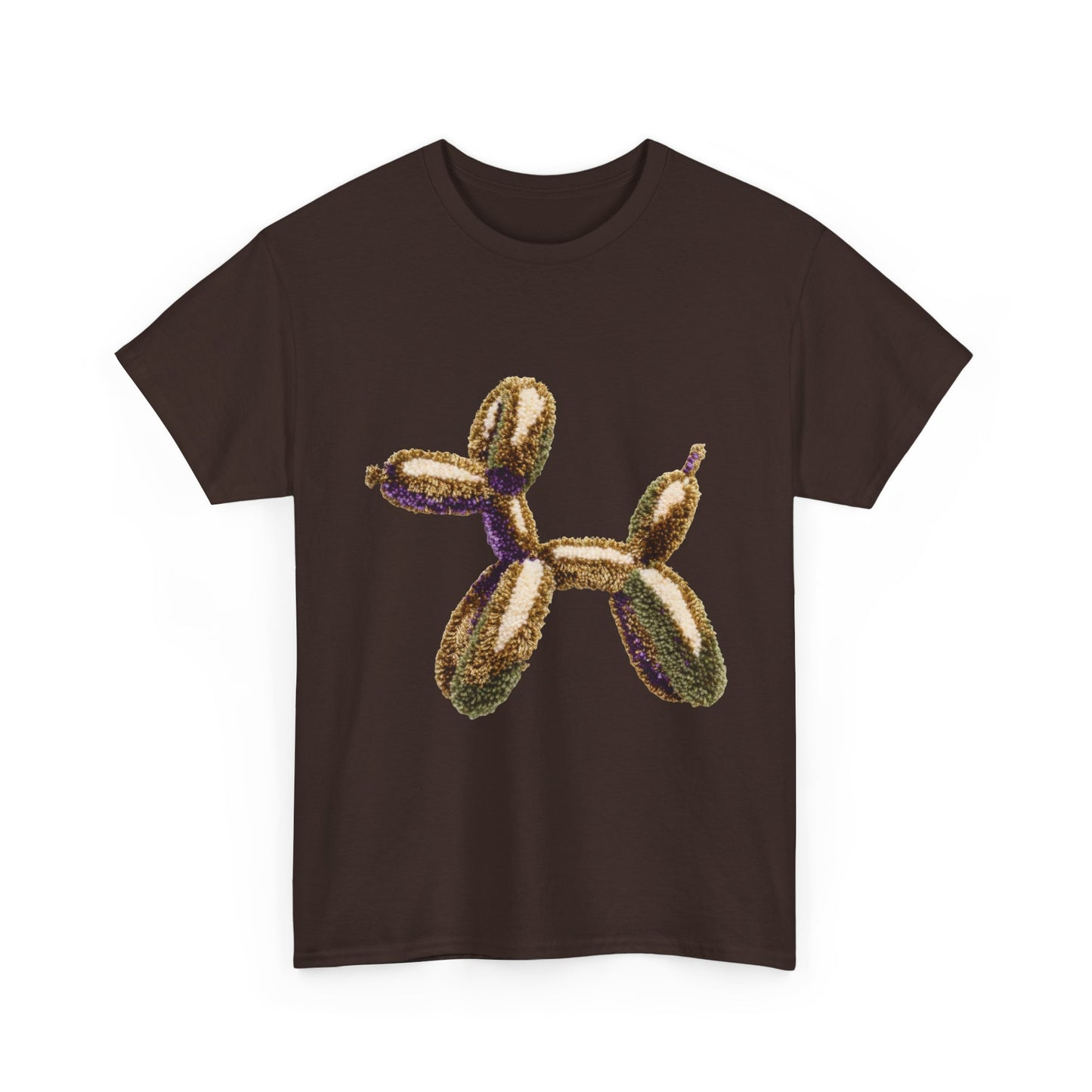 Balloon Dog T‑Shirt — Metallic Gold Balloon Animal Tee
