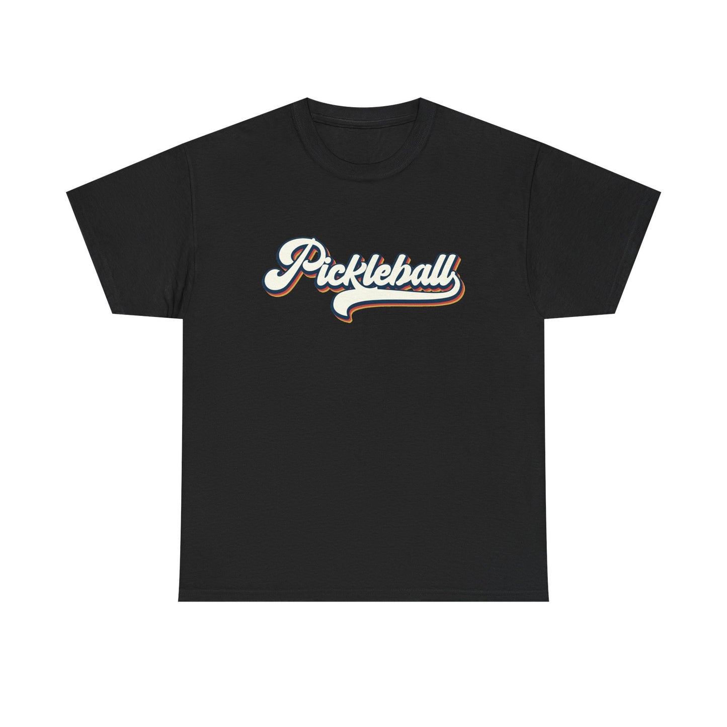 Pickleball Script Tee — Retro Athletic Pickleball T-Shirt