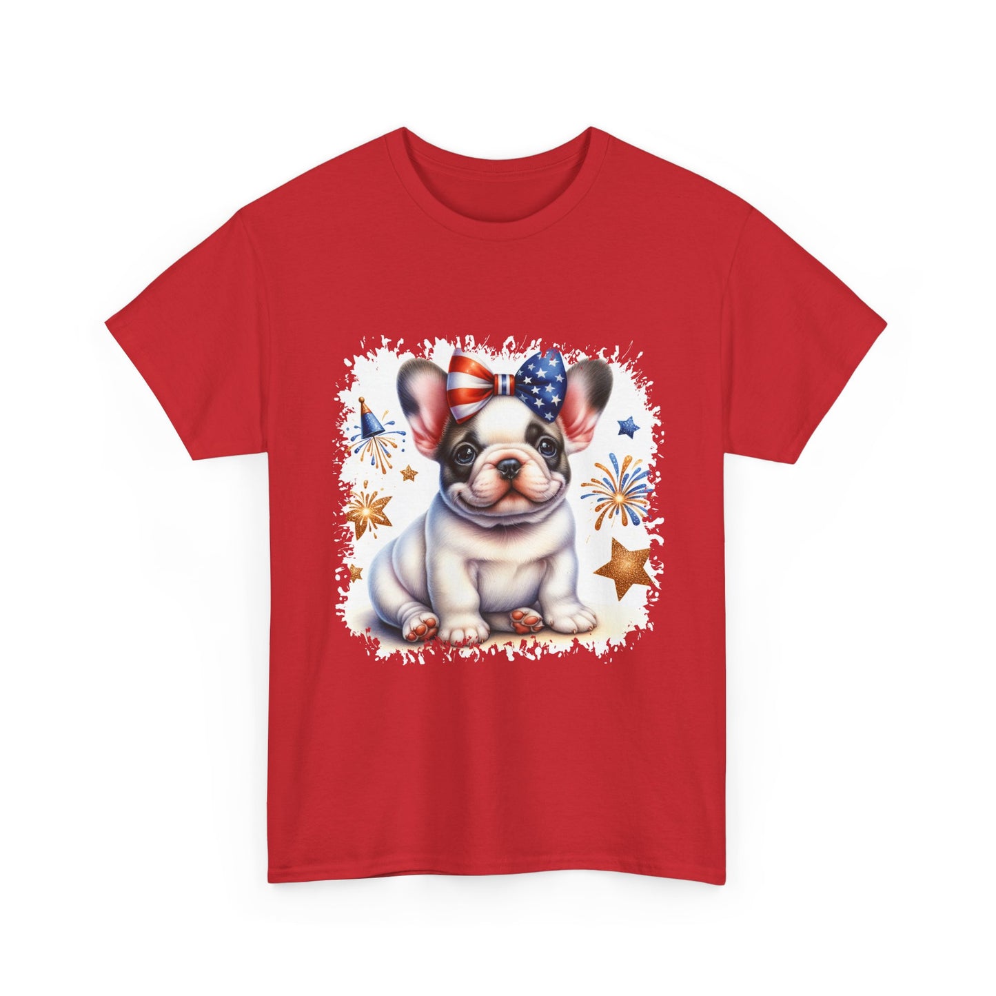 Patriotic French Bulldog Tee