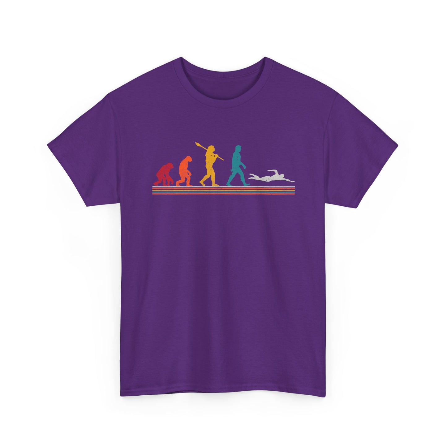 Evolution of Swiming T-Shirt