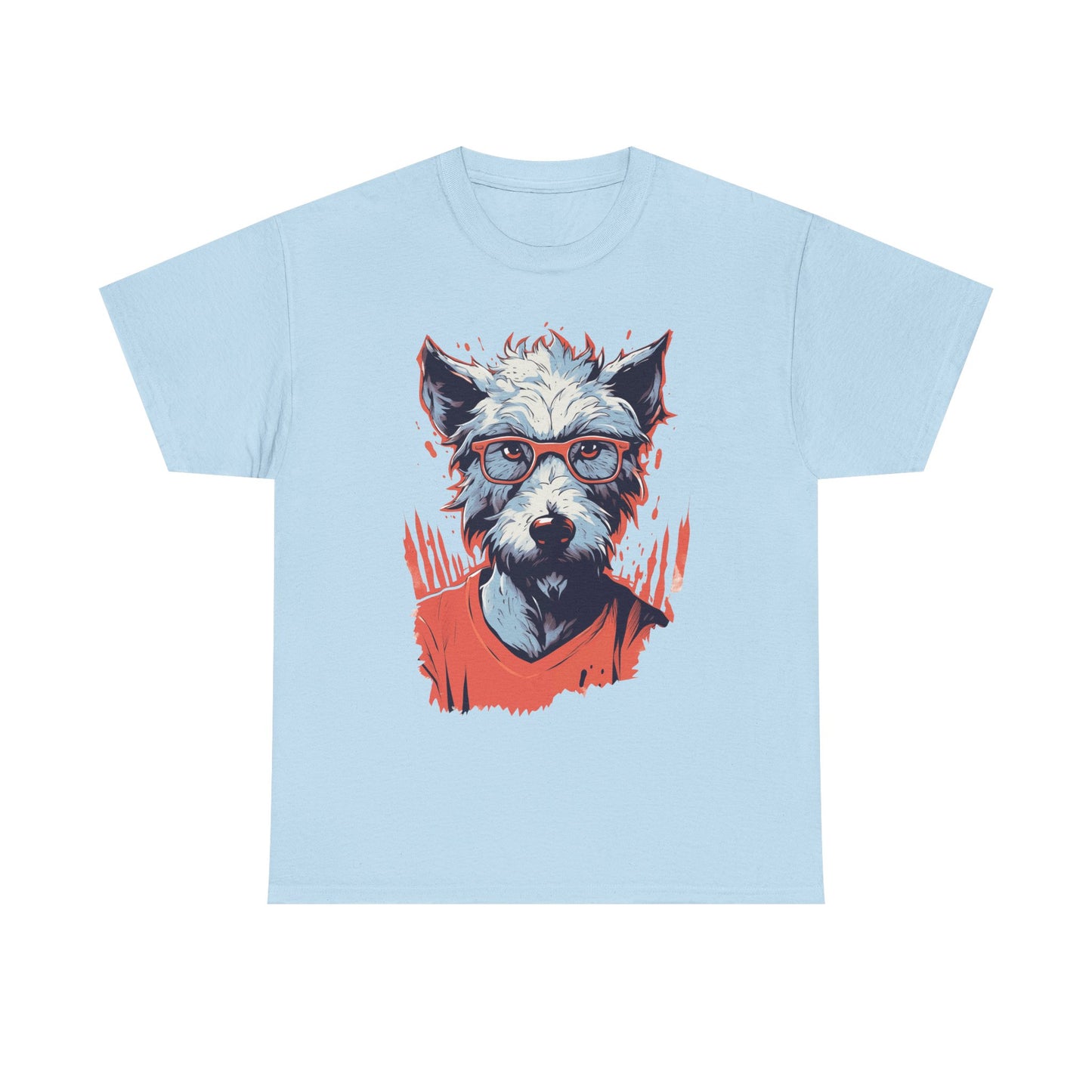 Hipster Dog T-Shirt — Cool Glasses Westie Graphic Tee