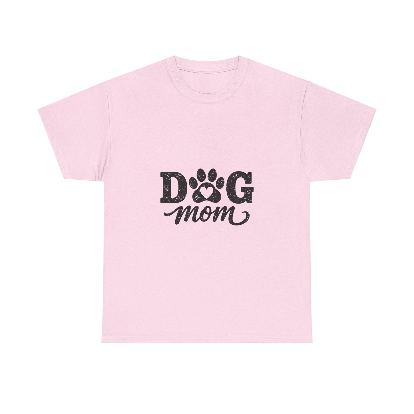 Dog Mom T‑Shirt — Paw Print Graphic Tee for Dog Lovers