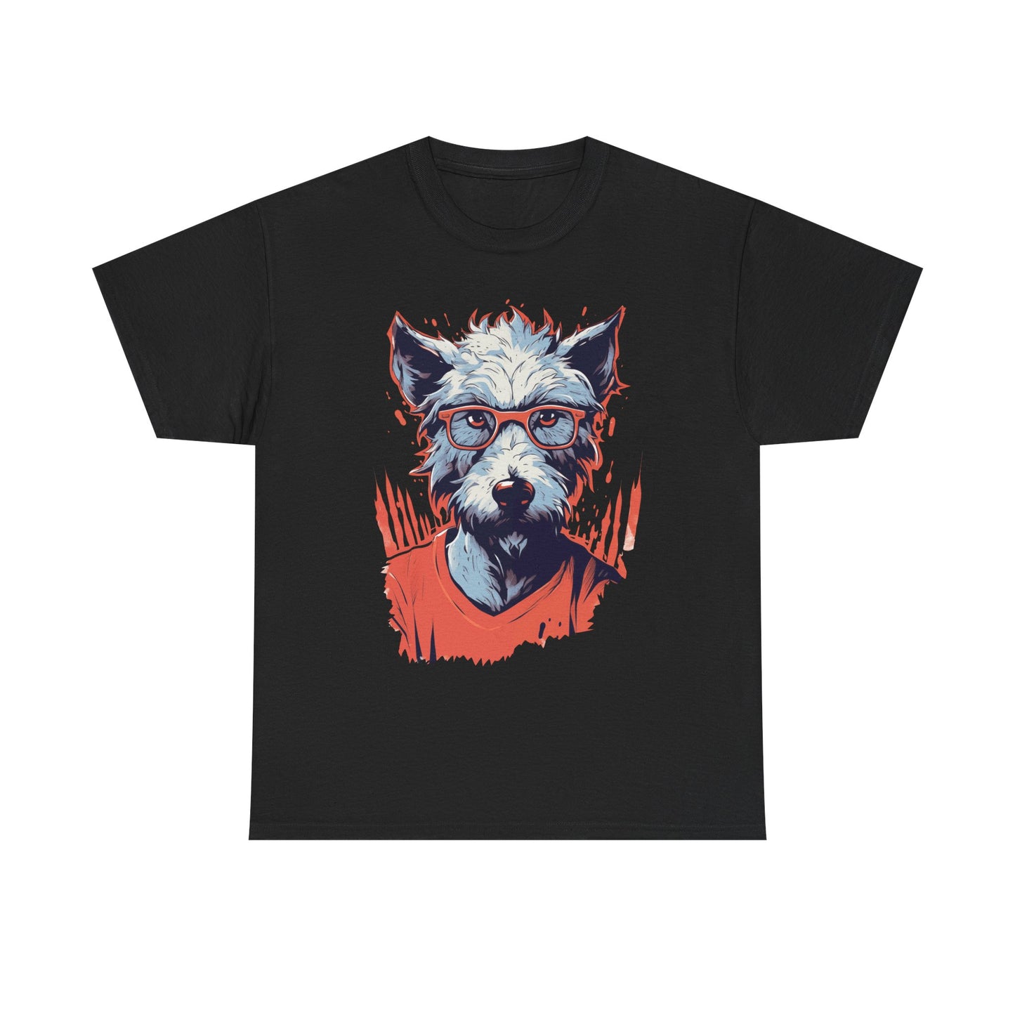 Hipster Dog T-Shirt — Cool Glasses Westie Graphic Tee
