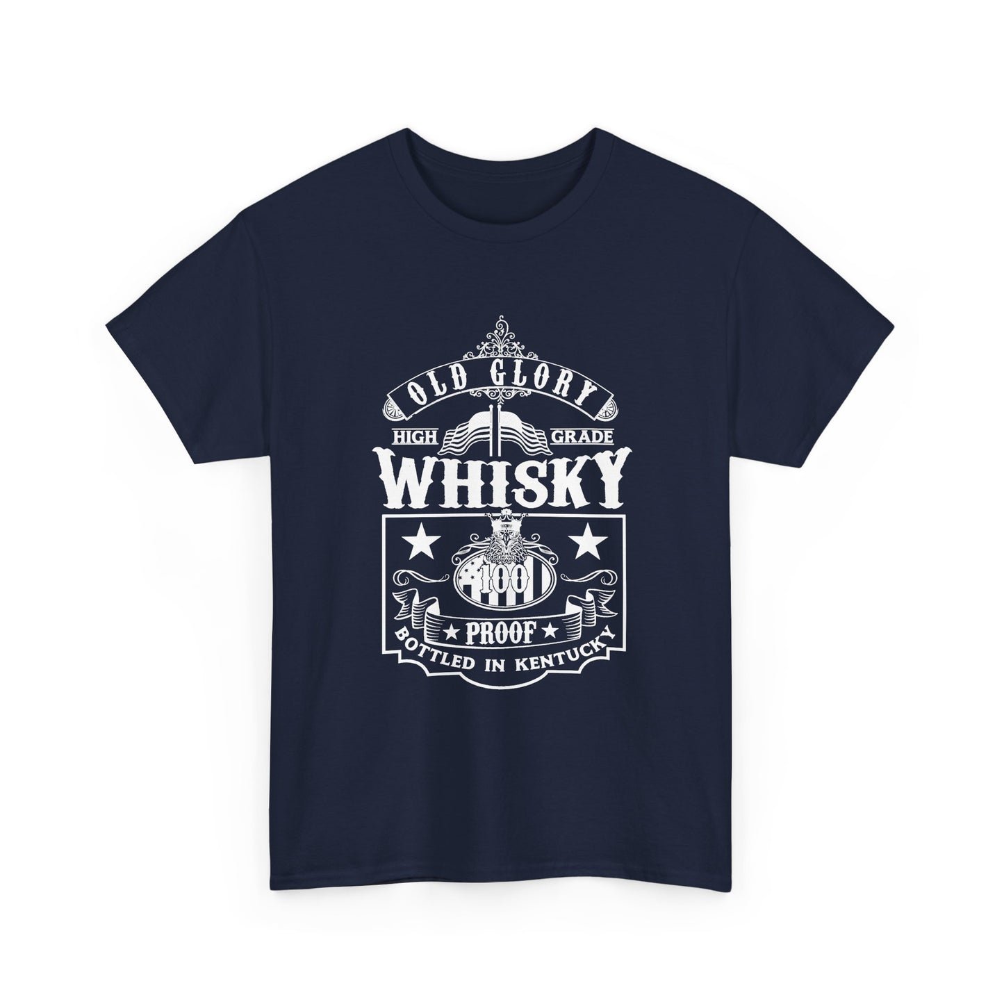 Whisky Distillery Crest T-Shirt — Vintage Bourbon Logo Tee