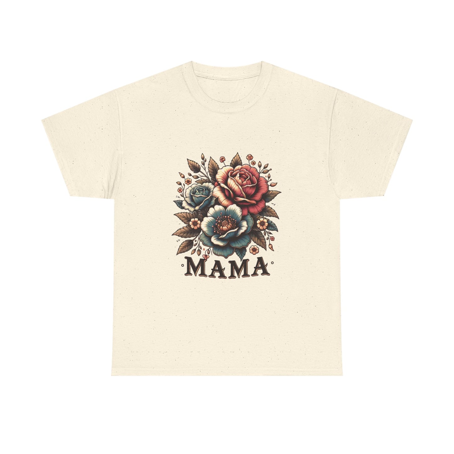Mama Floral Tee — Vintage Roses "MAMA" Mother's Day T-Shirt