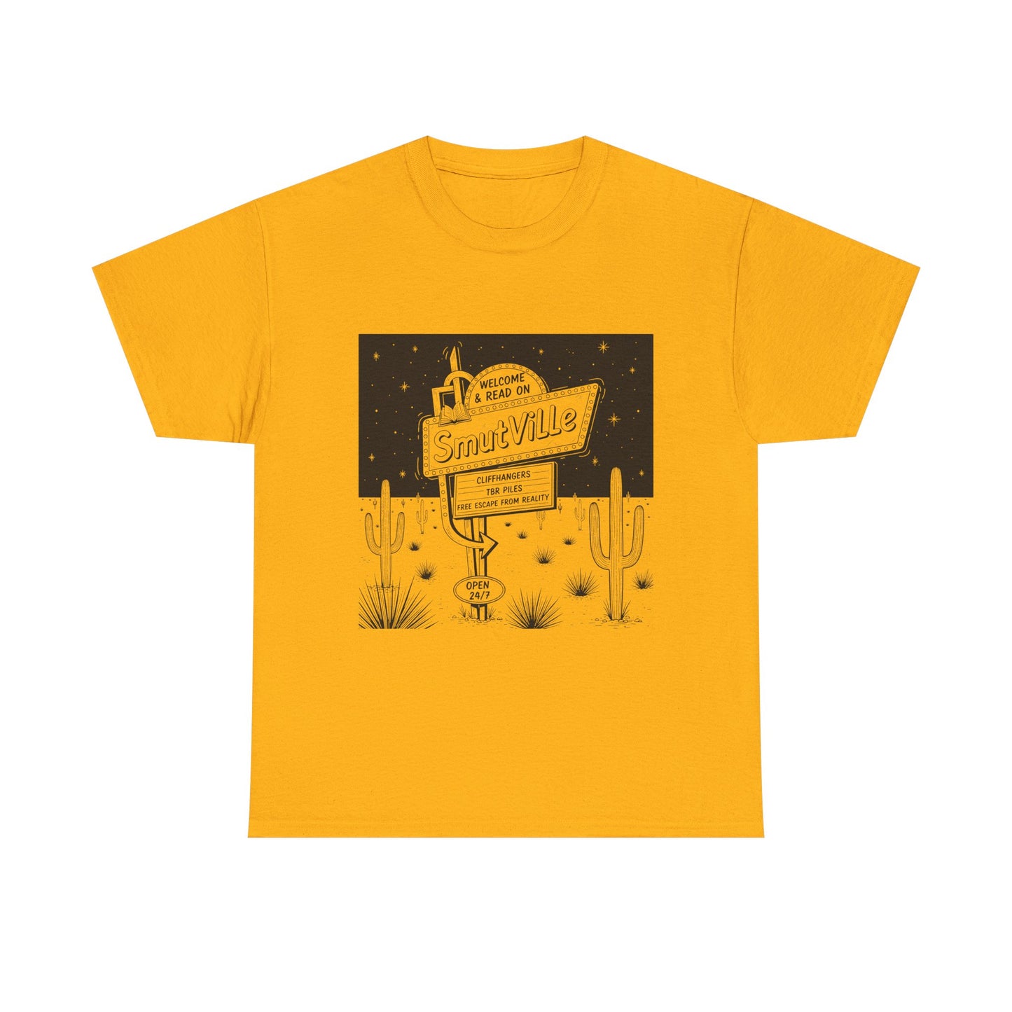 T-Shirt — 'Welcome to Snuuville' Vintage Desert Sign Graphic Tee