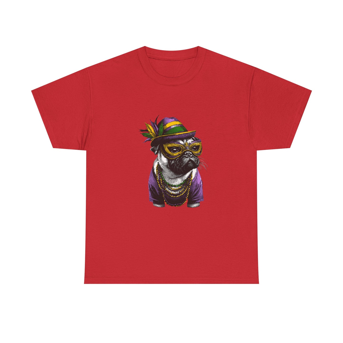Mardi Gras Pug T-Shirt