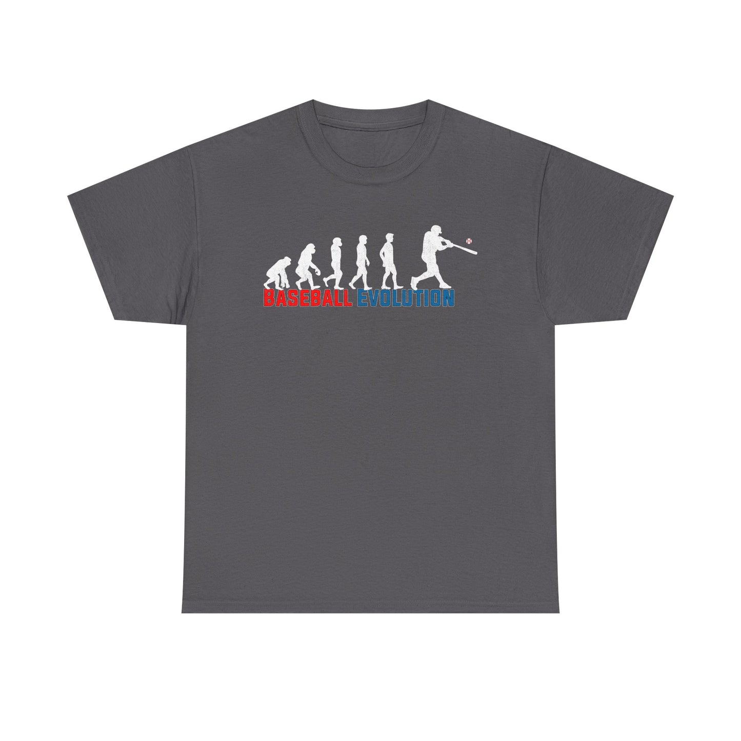 Baseball Evolution T-Shirt — Funny Baseball Player Evolution Graphic Tee