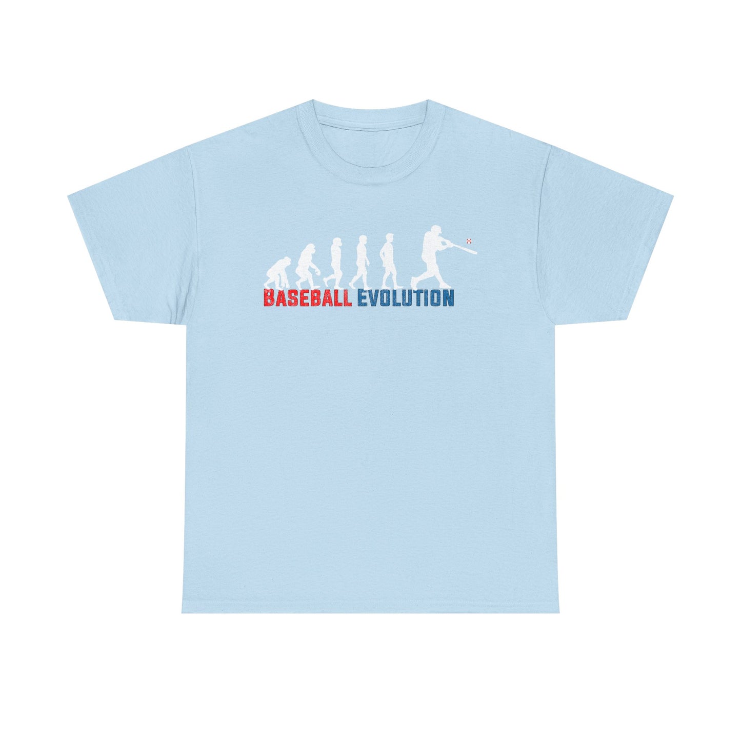 Baseball Evolution T-Shirt — Funny Baseball Player Evolution Graphic Tee