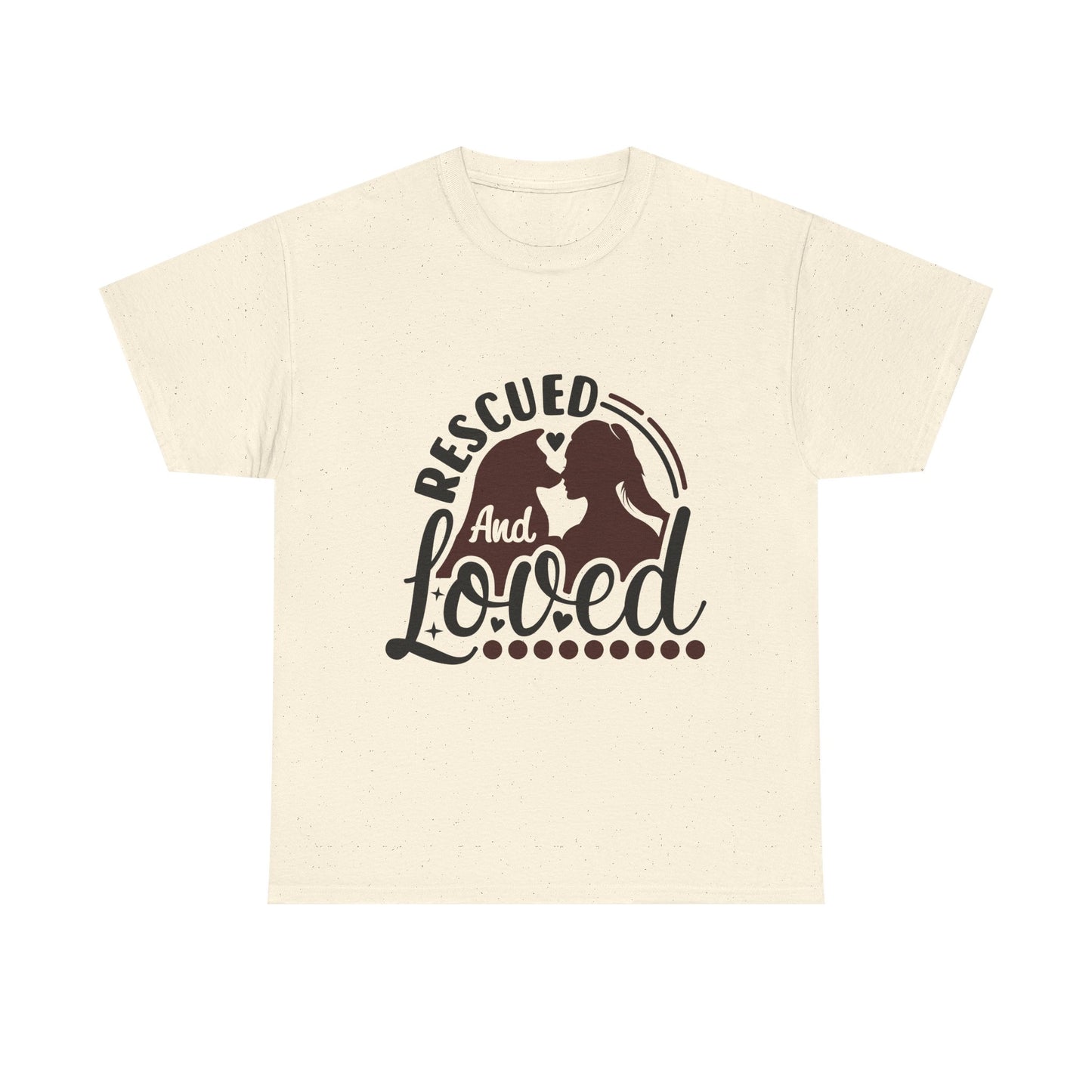 Rescued And Loved T-Shirt — Rescue Pet Adoption Tee