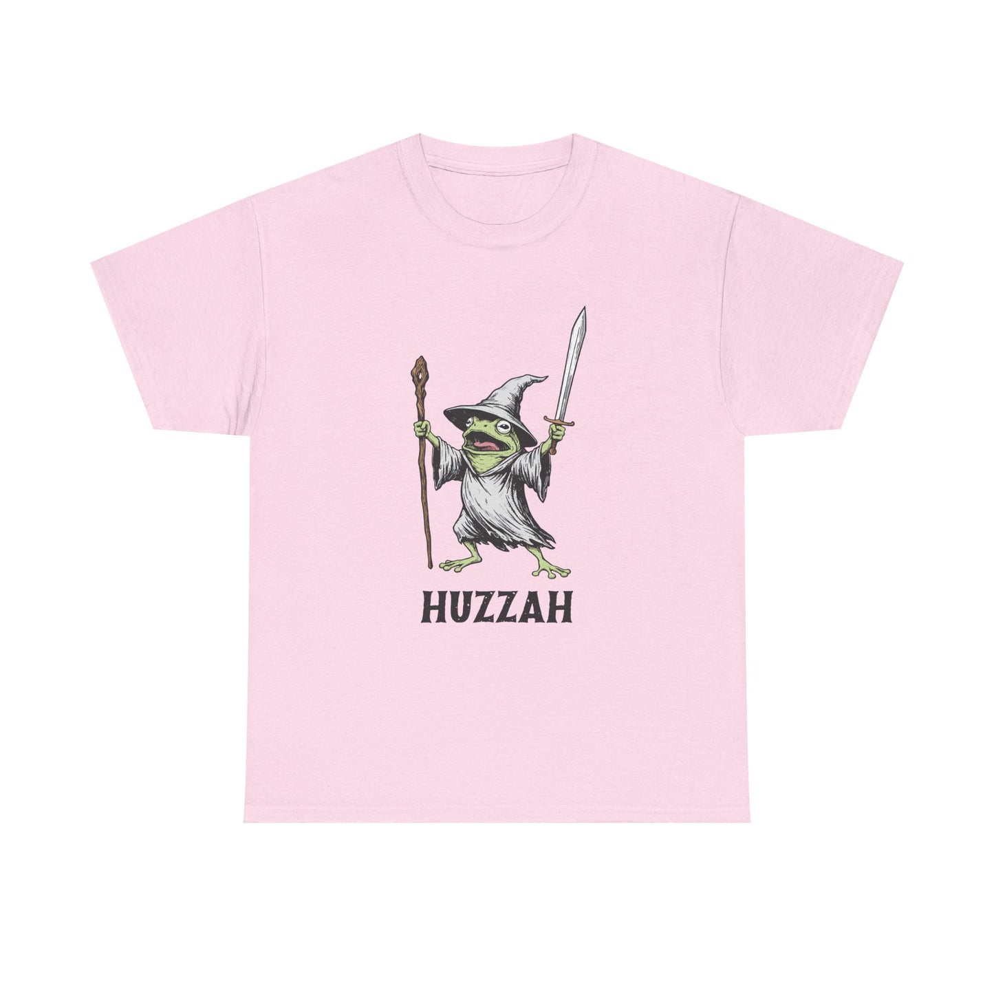 T-Shirt — Huzzah Frog Wizard Graphic Tee