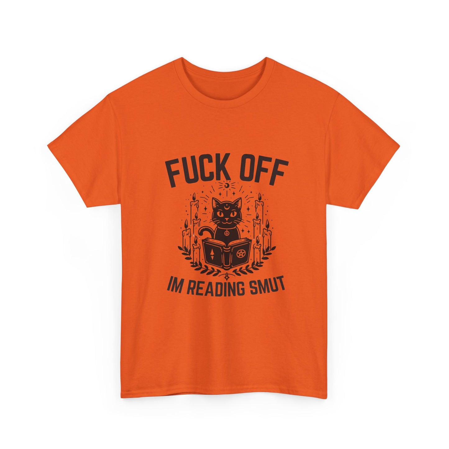 “Fuck Off I’m Reading Smut” Cat Witchbook T-Shirt