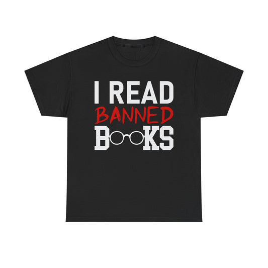 I Read Banned Books Tee – Literary Freedom Protest T‑Shirt