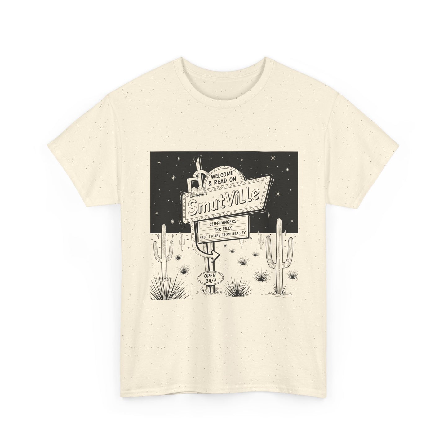 T-Shirt — 'Welcome to Snuuville' Vintage Desert Sign Graphic Tee