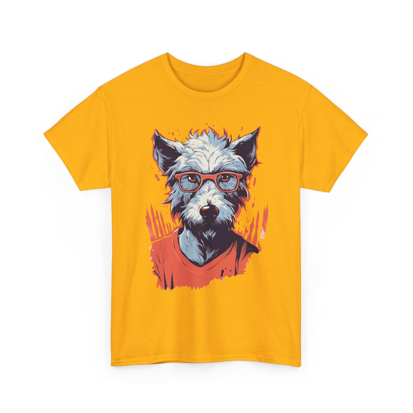 Hipster Dog T-Shirt — Cool Glasses Westie Graphic Tee