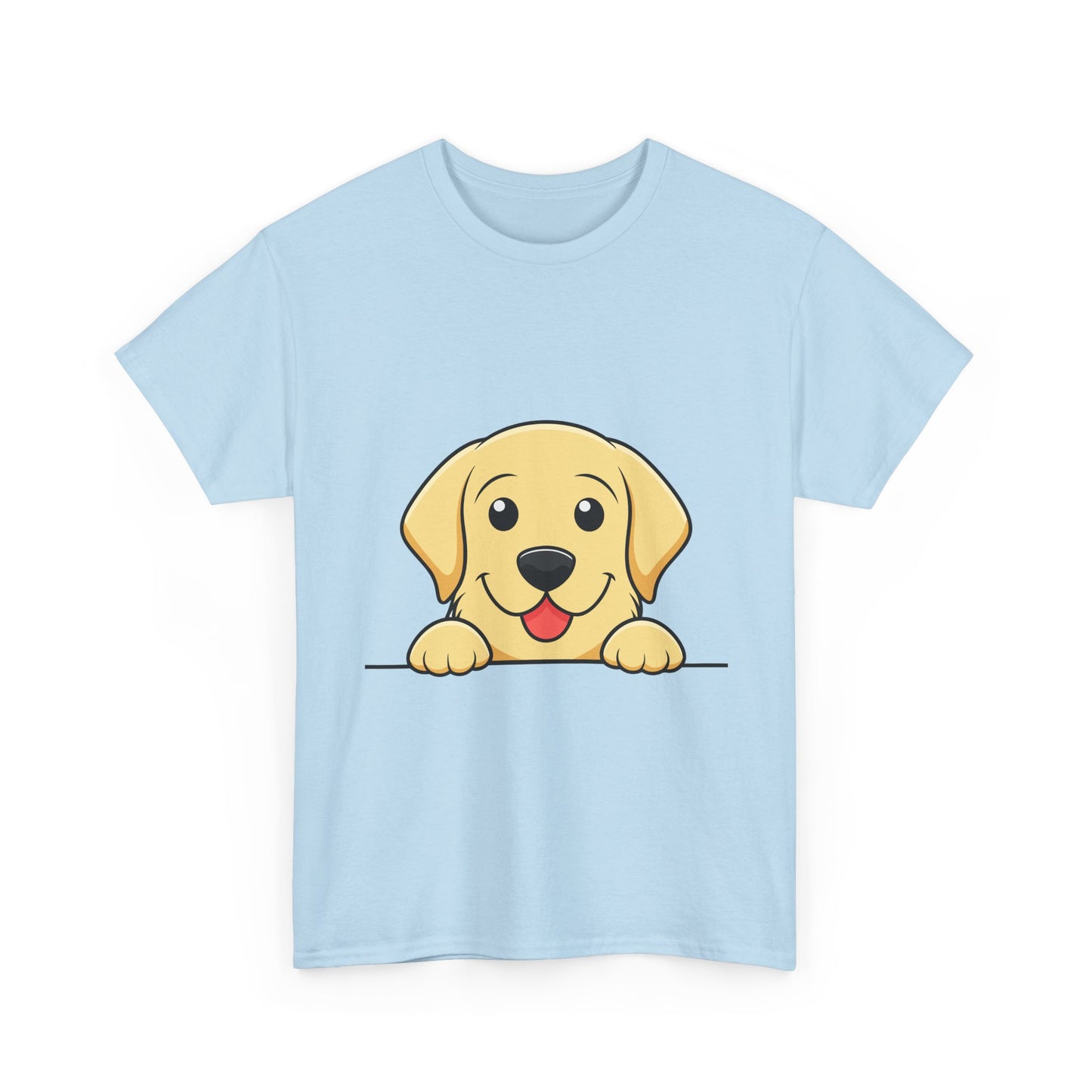 Peeking Golden Retriever Tee