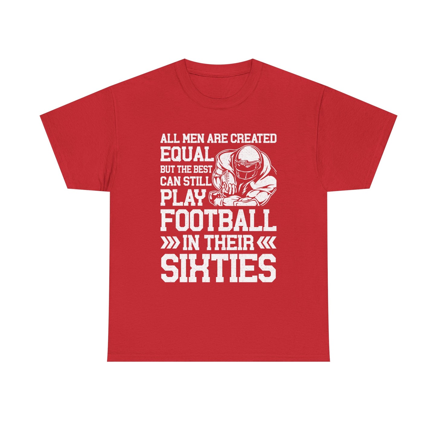 Football in Their Sixties T‑Shirt — Funny Retro Shirt for Older Players & Fans