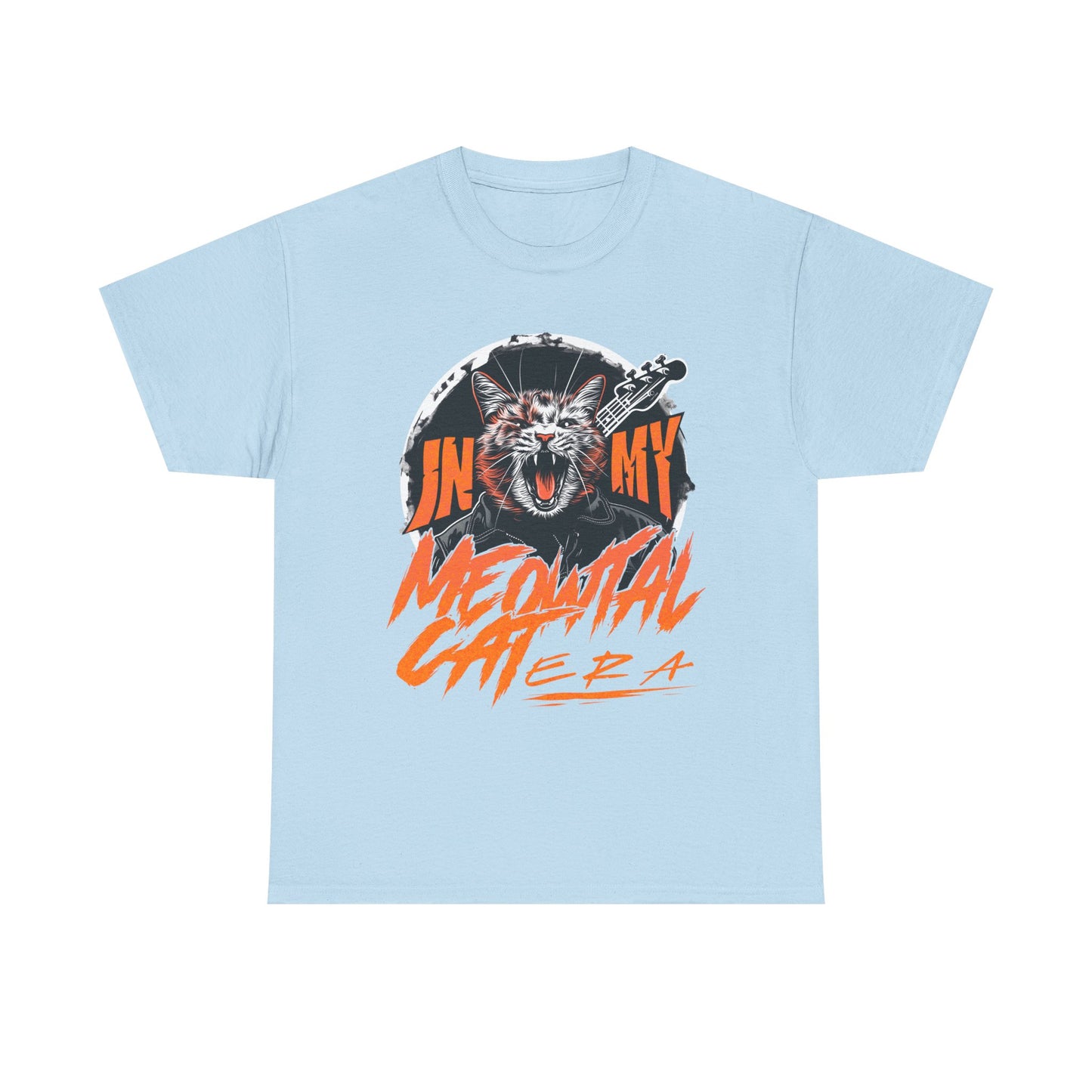 Graphic Tee — “In My Head/Medusa Mental” Fierce Cat Rock Band Design