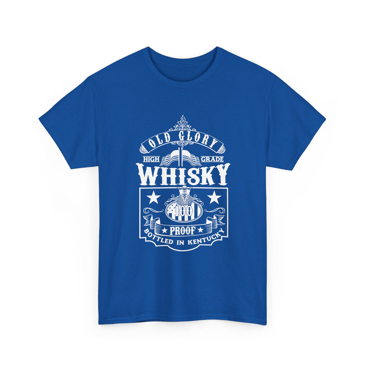 Whisky Distillery Crest T-Shirt — Vintage Bourbon Logo Tee