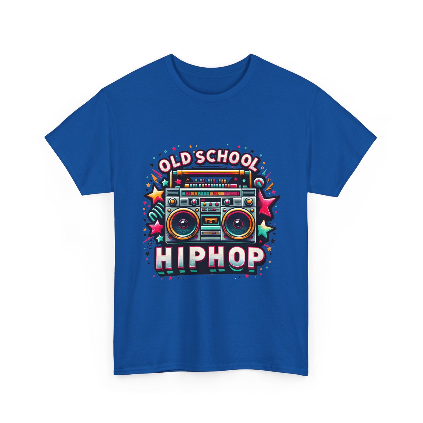 Old School Hip Hop T-Shirt — Retro Boombox Graphic Tee