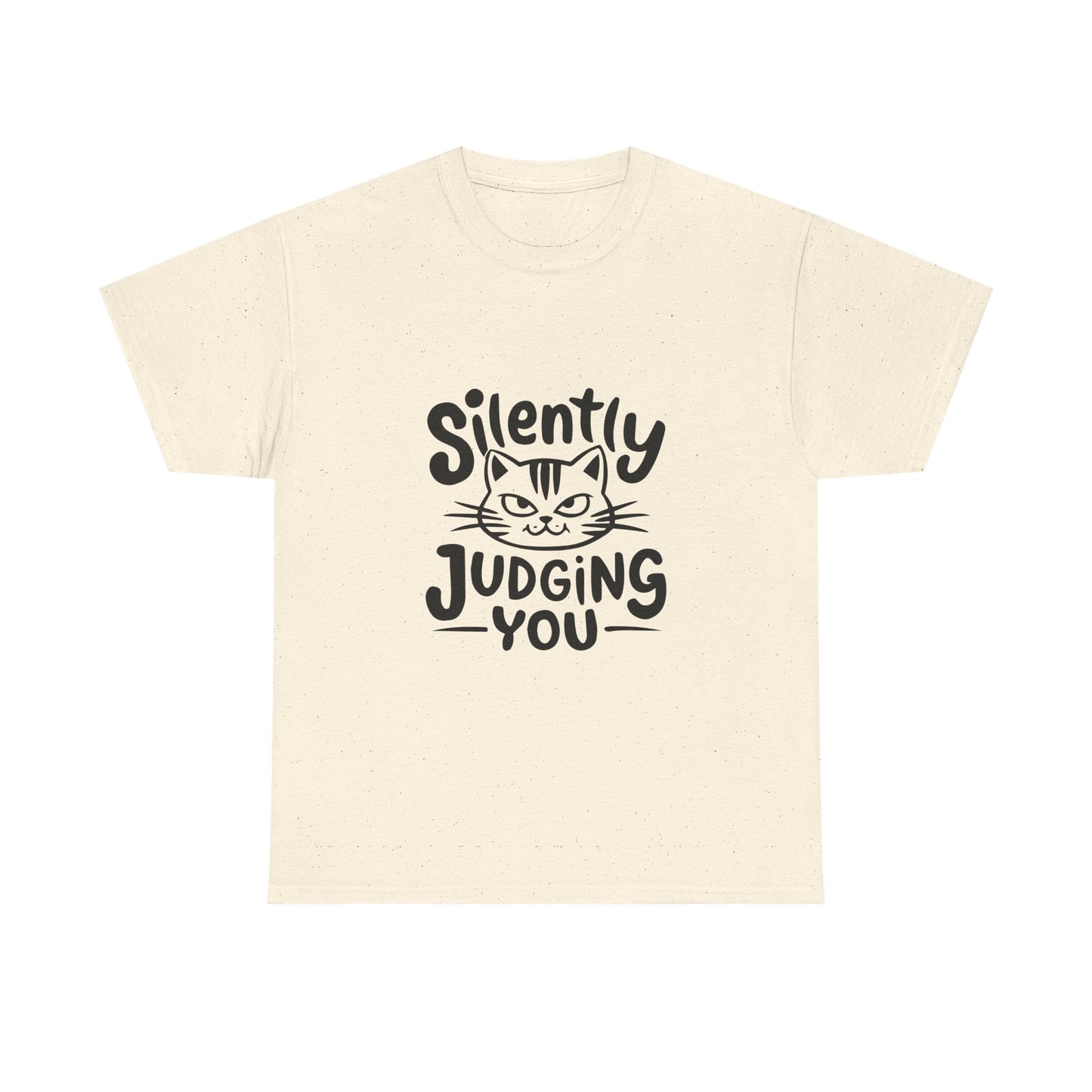 Cat T-Shirt – “Silently Judging You” Funny Graphic Tee