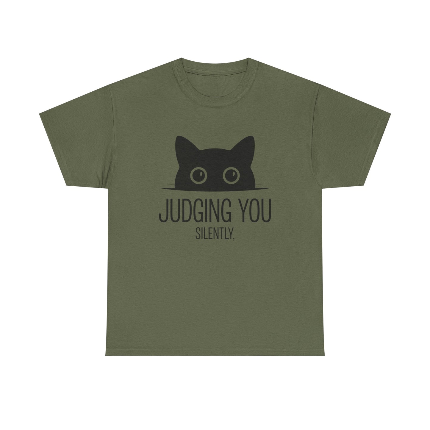 Cat "Judging You Silently" T-Shirt