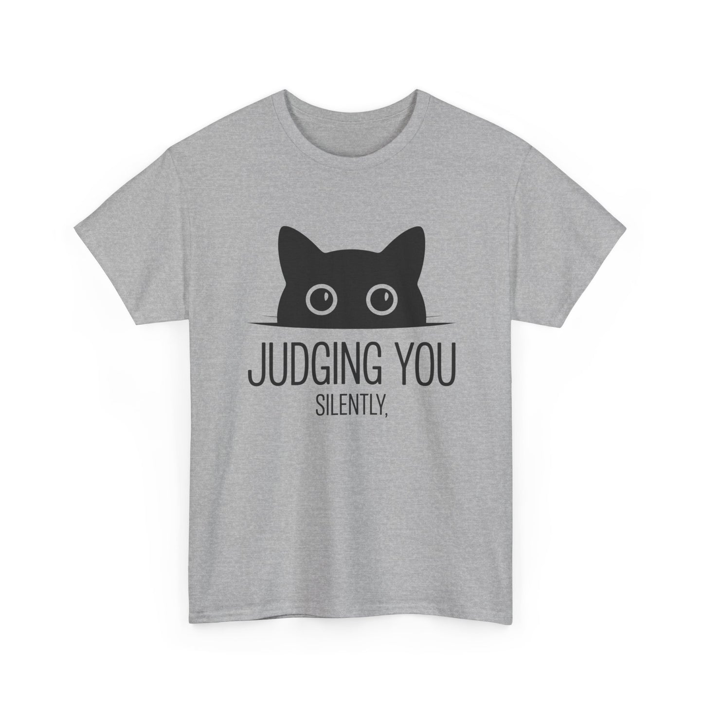 Cat "Judging You Silently" T-Shirt